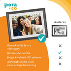 Pora&co 10 inch White/Brown