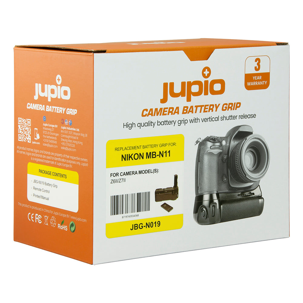 Jupio Impugnatura portabatteria Nikon Z6 II / Z7 II (MB-N11) + telecomando wireless