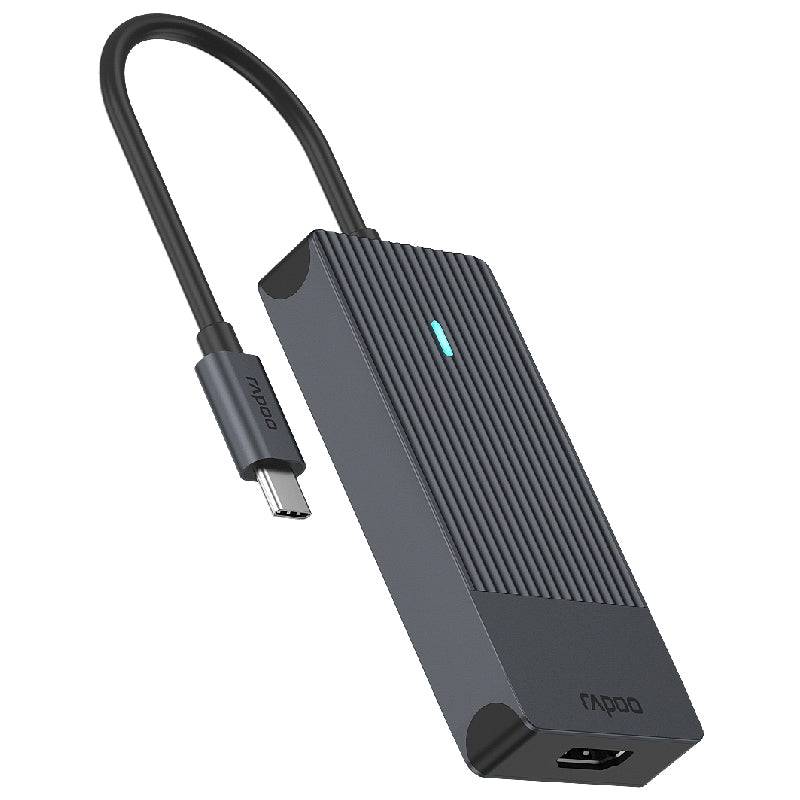 Adattatore multiplo USB-C Rapoo, 4 in 1