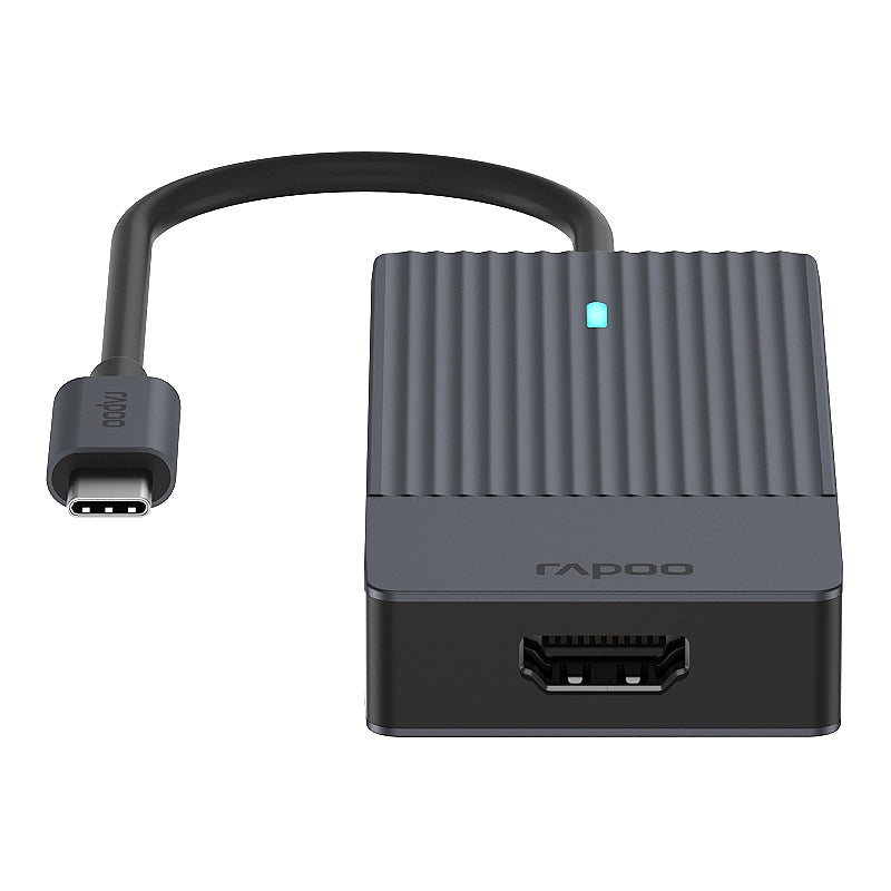 Adattatore multiplo USB-C Rapoo, 4 in 1