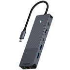 Adattatore multiplo USB-C Rapoo, 6 in 1
