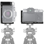 Leofoto Piastra a L per Fujifilm X-T5 con impugnatura