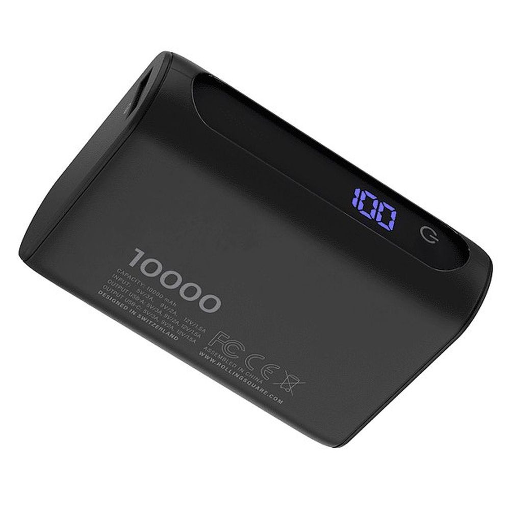 Rolling Square Power bank 10000 mAh nero