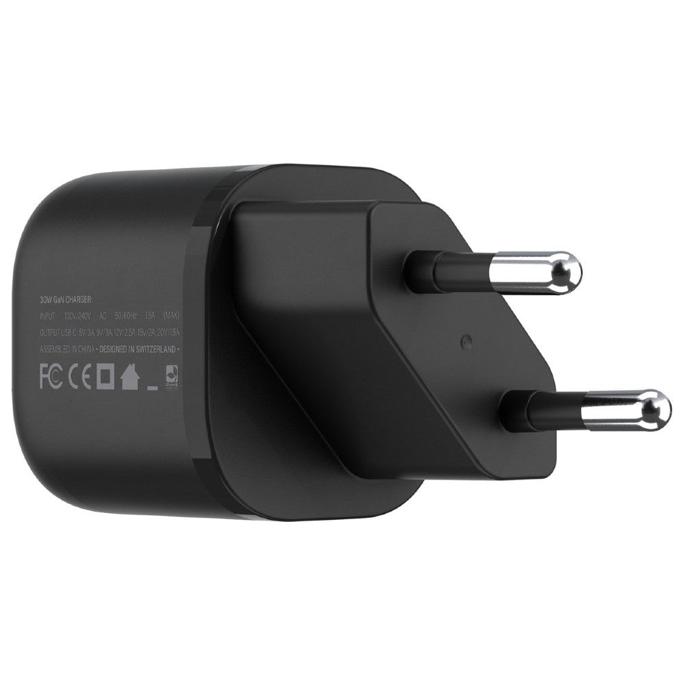 Caricabatterie GaN Rolling Square EU 30W nero