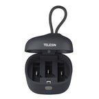 Telesin Scatola di ricarica per RØDE Wireless GO & GOII, batteria da 4000 mAh