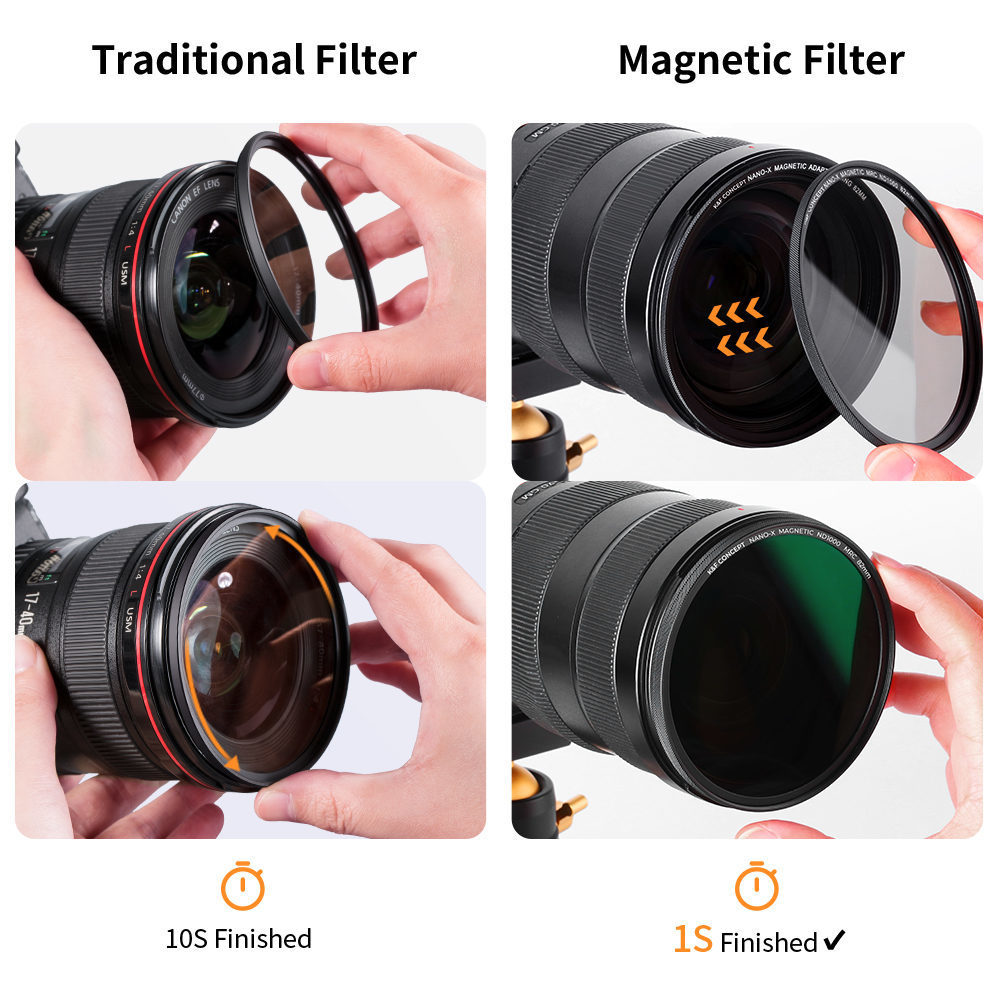 K&F Concept Ambassador Kit filtro video 77mm