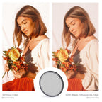 Filtro K&F Concept Magnetic 1/4 Black Mist Nano-X con anello adattatore e copriobiettivo 82mm