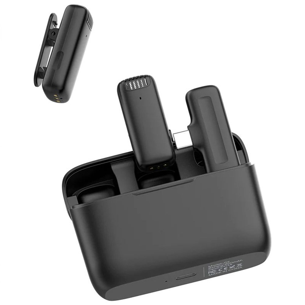 Set microfonico wireless Ulanzi con due trasmettitori per Lightning