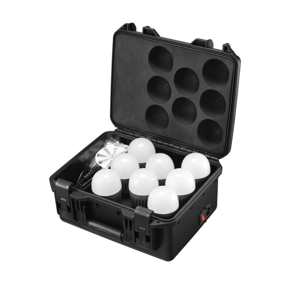 Godox C7R-K8B KNOWLED RGBWW Kit lampadina creativa a 8 luci (E27)