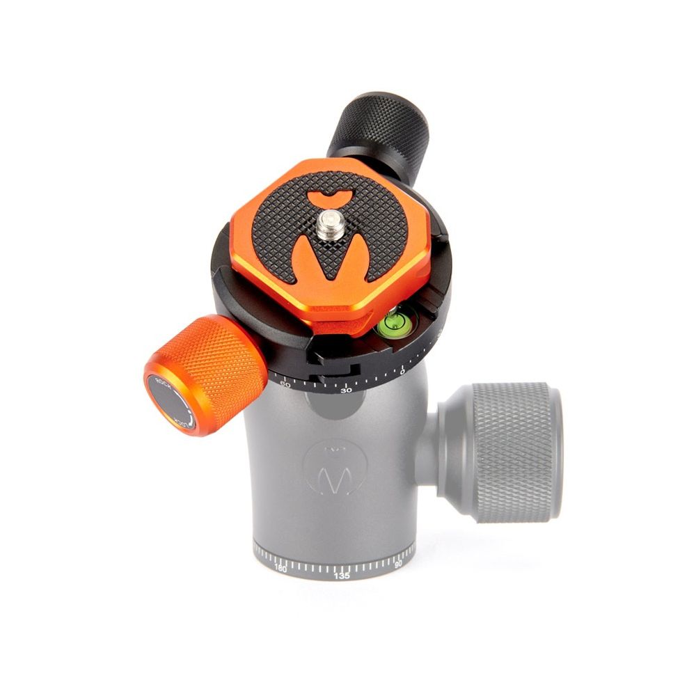 Adattatore universale per pinza panoramica a 3 gambe con piastra QR nera / rame