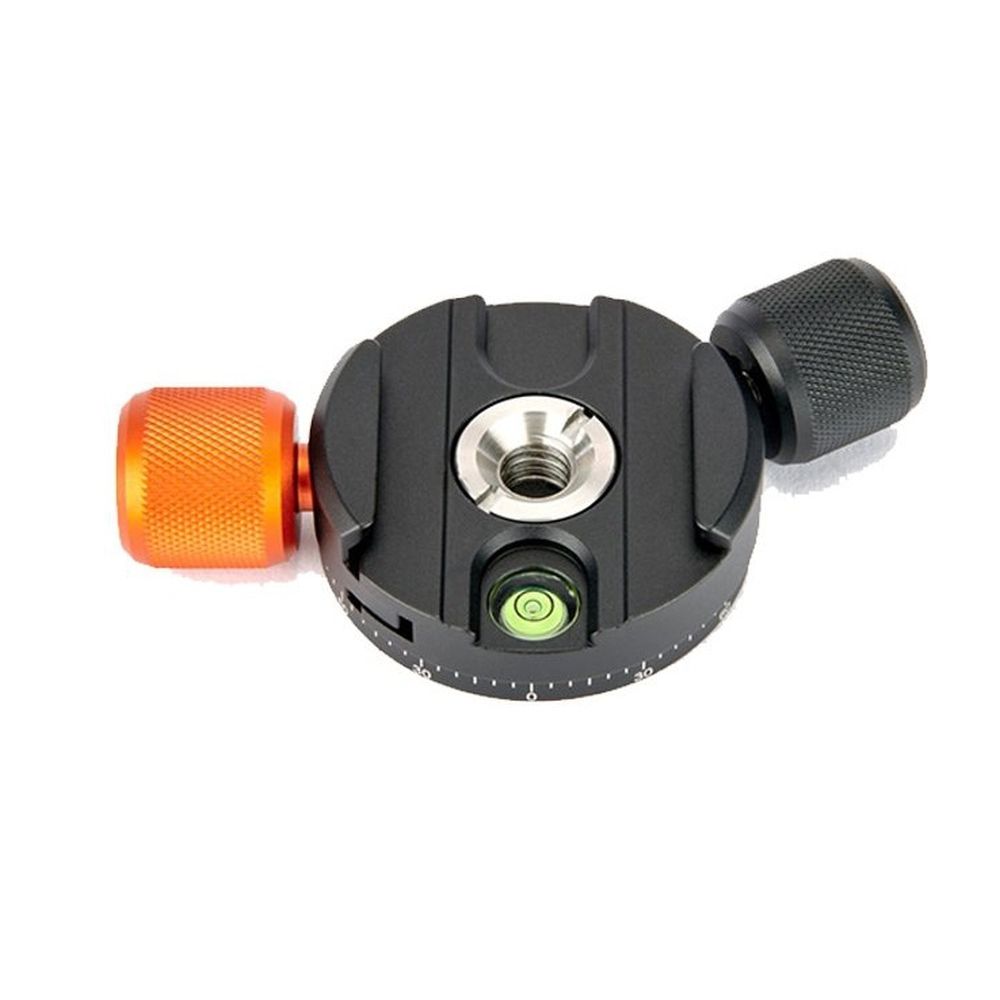Adattatore universale per pinza panoramica a 3 gambe con piastra QR nera / rame