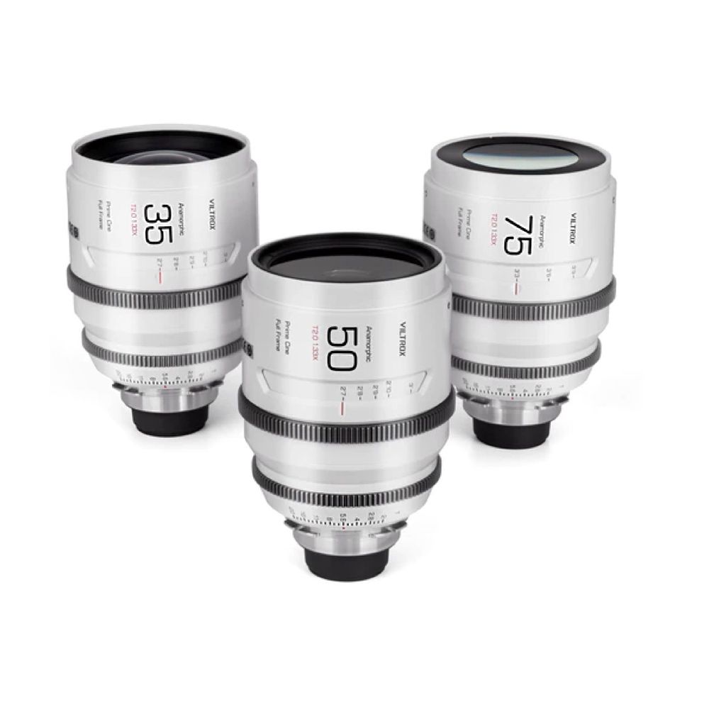 Viltrox Anamorphic Cine Set 35, 50, 75mm T2.0 1.33x PL-mount