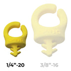 SPRIG Cable Opening 9mm 1/4”-20, Giallo, 6-Pack