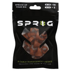 SPRIG Rosso Value Pack; 10x 1/4”-20 Sprigs + 5x 3/8”-16 Big Sprigs