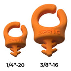 SPRIG Arancione Value Pack; 10x 1/4”-20 Sprigs + 5x 3/8”-16 Big Sprigs