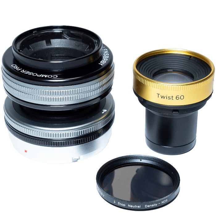 Lensbaby Composer Pro II w/ Twist 60 Optic + ND Filtro Nikon Z