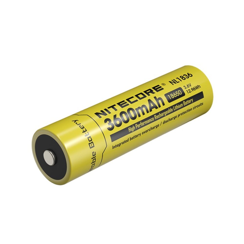 Batteria ricaricabile agli ioni di litio Nitecore NL1836, 3,6 V, 3600 mAh