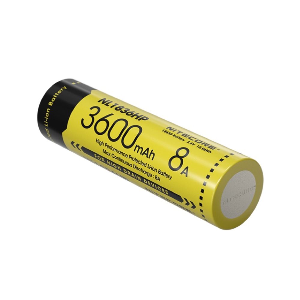 Nitecore NL1836HP Li-ion rechargeable battery, 3.6V, 3600 mAh