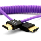 Kondor Blue Gerald Undone MK2 Cavo HDMI completo 12"-24" a spirale (Viola)