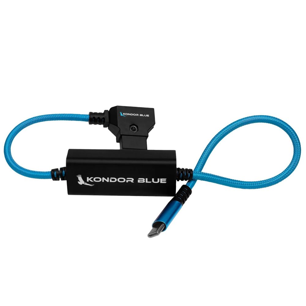 Kondor Blue 16" D-Tap to USB C Power Delivery Cable for R5C