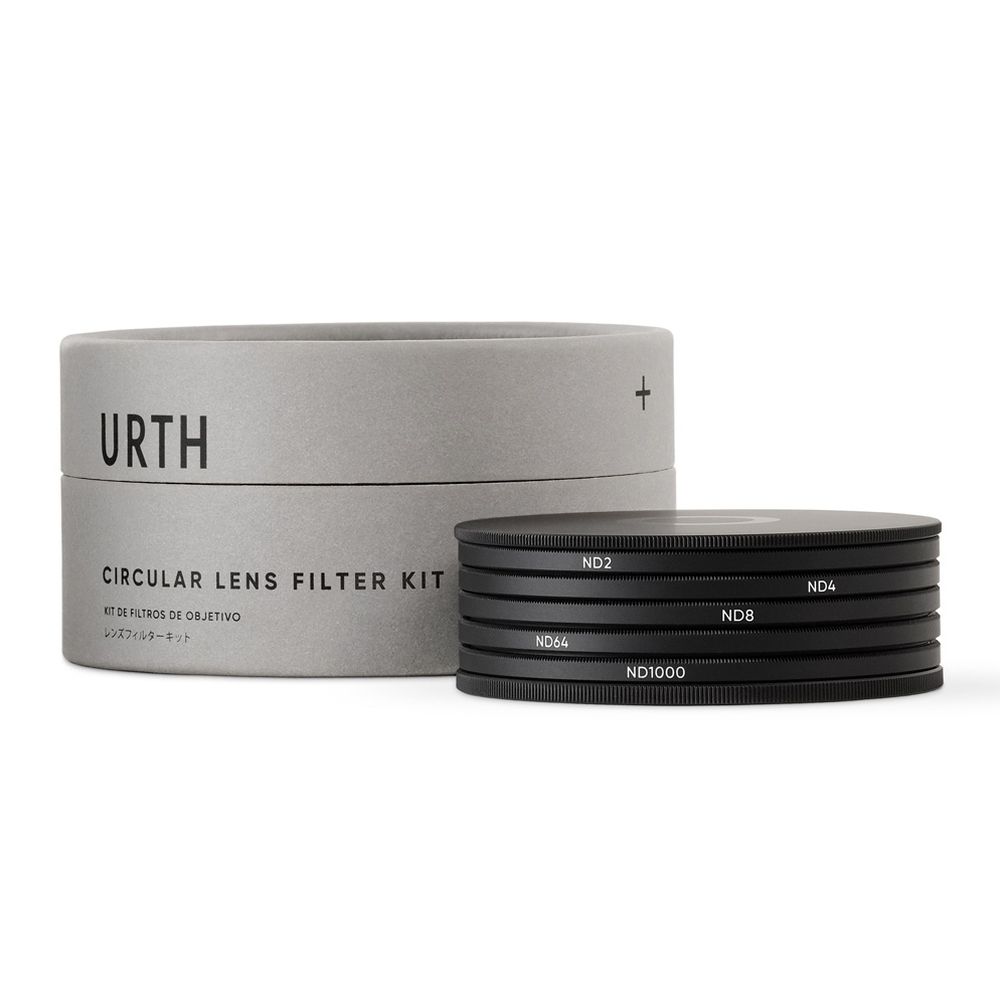 Kit filtri obiettivo Urth 62mm ND2, ND4, ND8, ND64, ND1000 (Plus+)