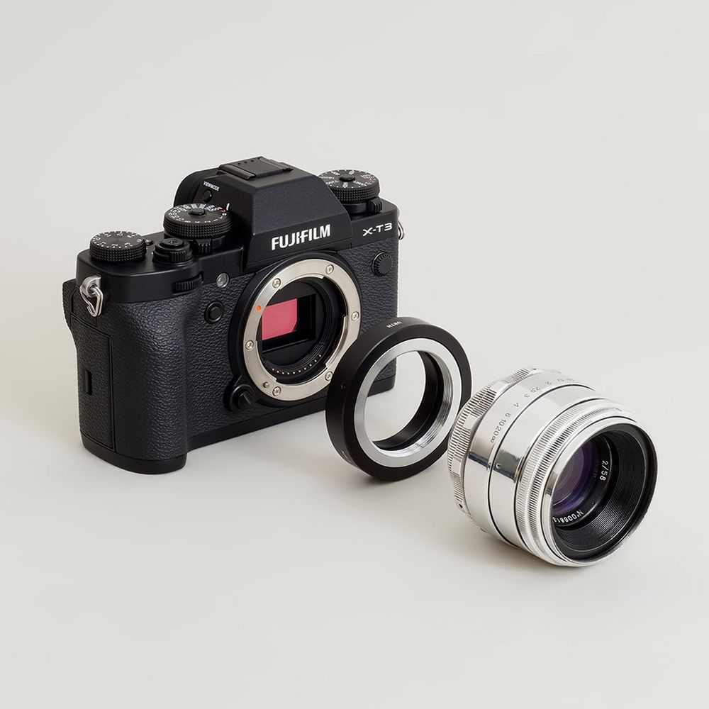 Adattatore per obiettivo Urth: Compatibile con l'obiettivo M39 e il corpo macchina Fujifilm X