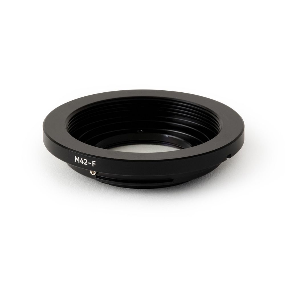 Urth Adattatore per obiettivo: Compatibile con l'obiettivo M42 e il corpo macchina Nikon F (con vetro ottico)