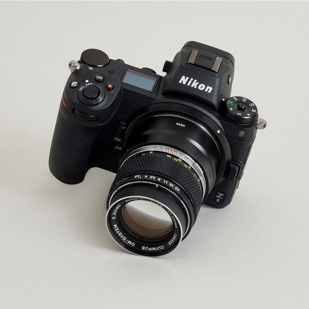 Urth Adattatore per obiettivi: Compatibile con l'obiettivo Olympus OM e il corpo macchina Nikon Z