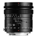 TTartisan Tilt 50mm F1.4 per montatura MFT nero
