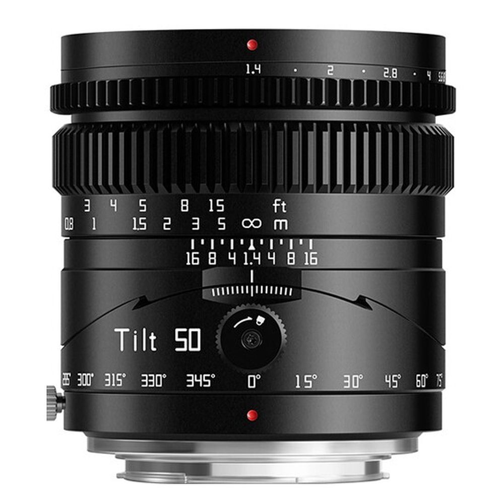 TTartisan Tilt 50mm F1.4 per montatura MFT nero