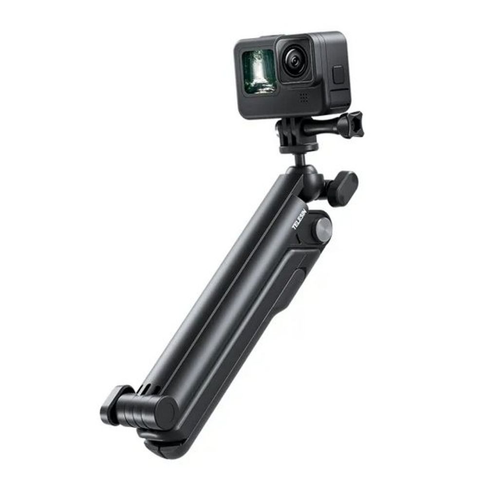 Bastone per selfie a 3 vie Telesin con treppiede integrato