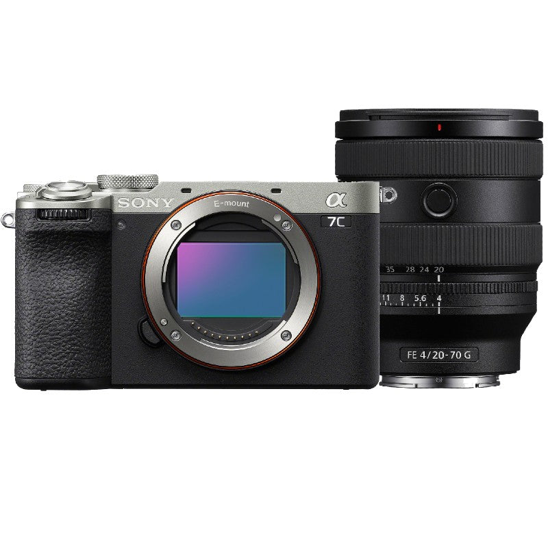 Sony A7C II argenta + 20-70mm f/4.0 G