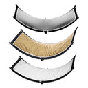 Caruba Curved Face Riflettore Pro Kit, 180cm x 65cm (incl... Extension Set)