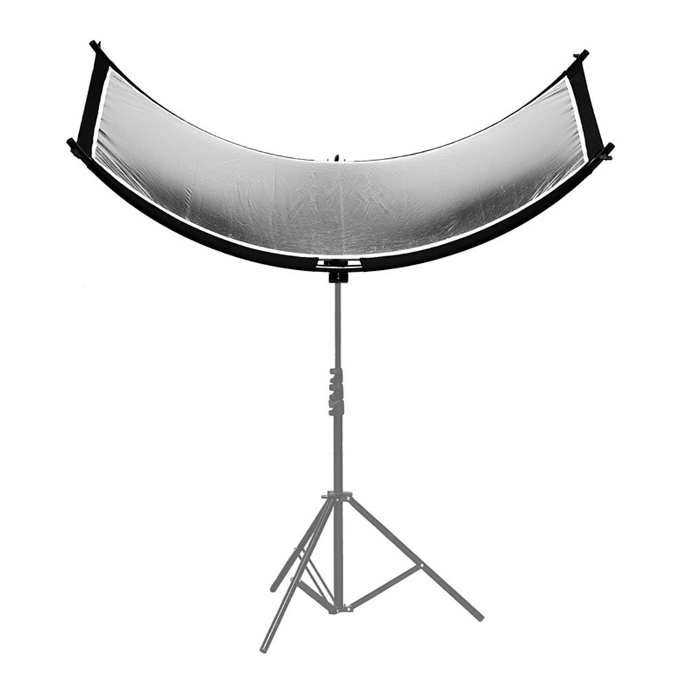 Caruba Curved Face Riflettore Pro Kit, 180cm x 65cm (incl... Extension Set)