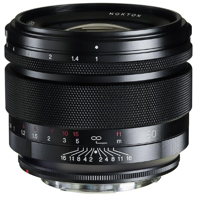 Voigtländer Nokton 1.0/50mm Aspherical per Canon RF Attacco, Nero