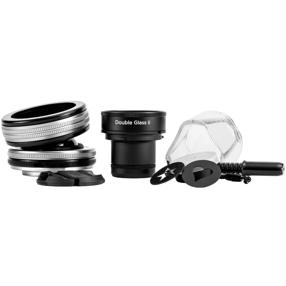 Lensbaby Twist 60 + Doppio Glass II Optic Swap Kit per Sony E Attacco