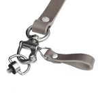 The Hantler Wrist strap - quick release Stone Gray / silver