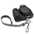 The Hantler Wrist strap - quick release Stone Gray / silver