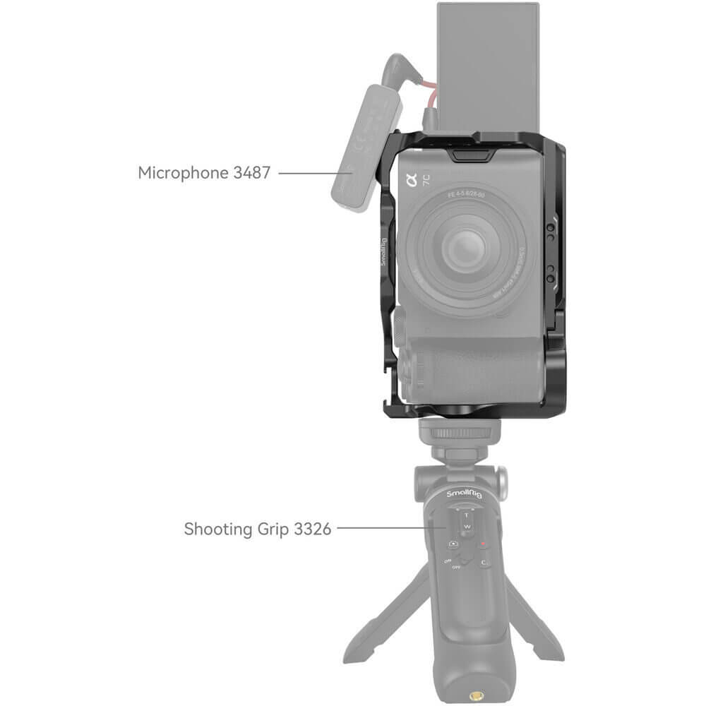 SmallRig 4422 Gabbia Kit per Sony Alpha 7C II / 7CR