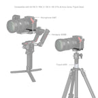 SmallRig 4439 Bottom Attacco Piastra per Sony Alpha 7C II / 7CR, argento
