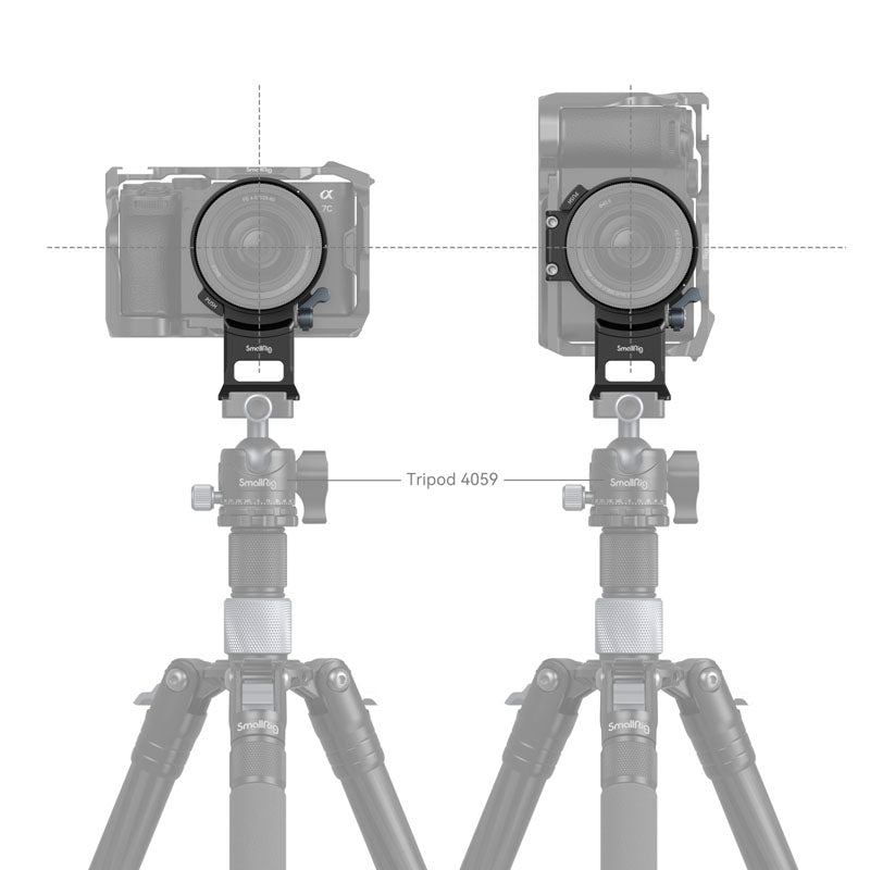 SmallRig 4424 Horizontal-to-Vertical Mount Plate for Sony Alpha 7C II / 7CR