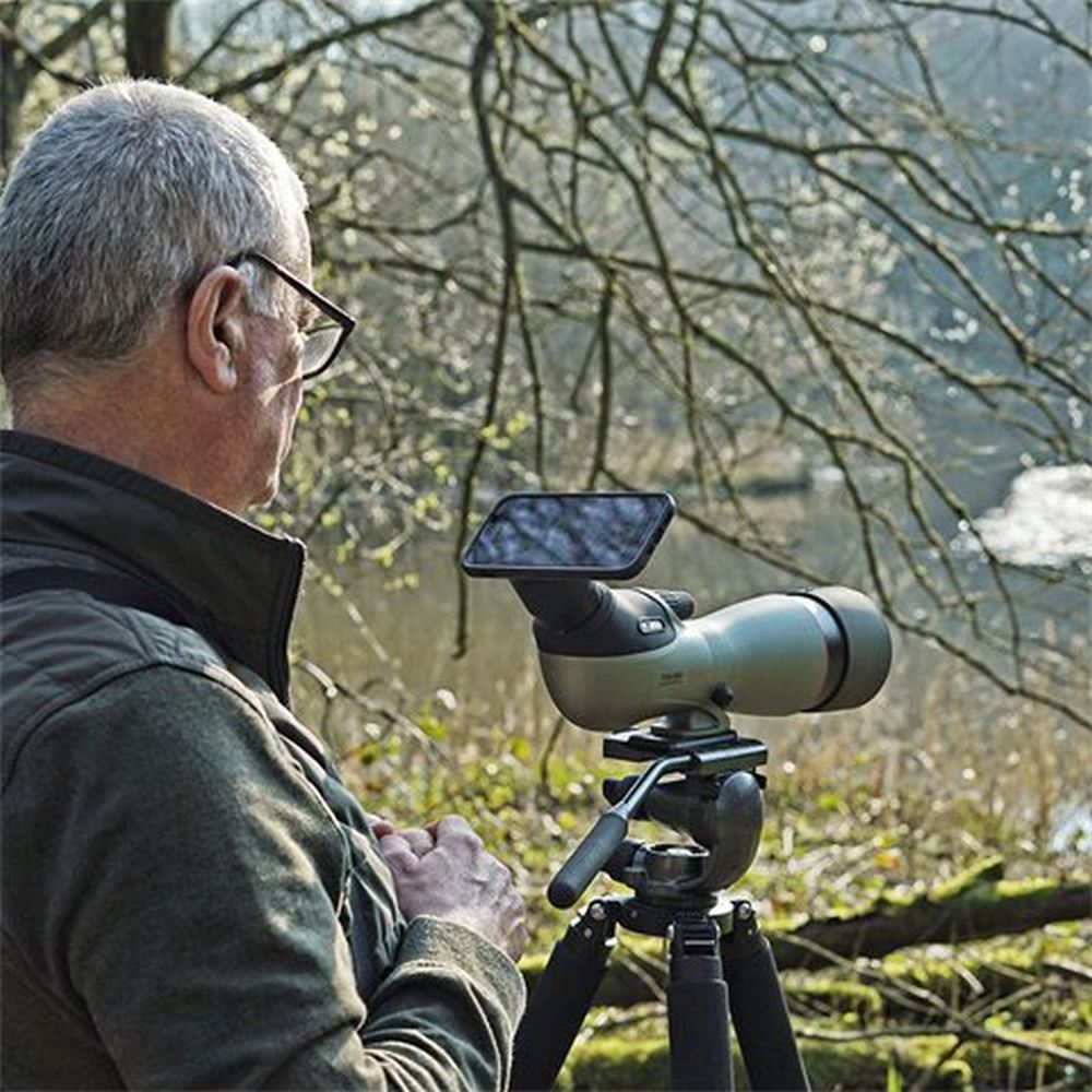 Adattatore per digiscoping Kowa per iPhone 14 Pro