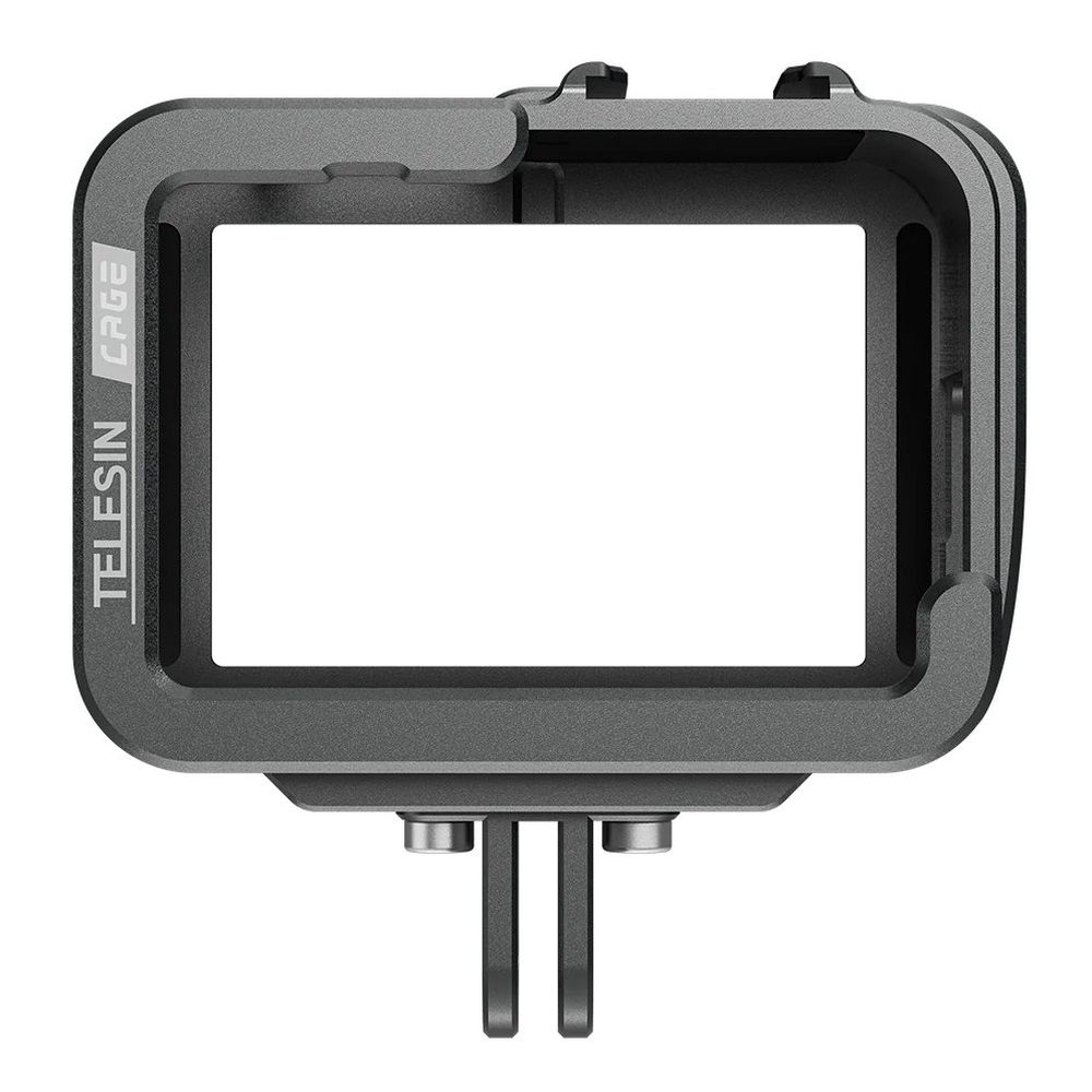 Telesin Gabbia metallica per GoPro 9/10/11/12, orizzontale+verticale