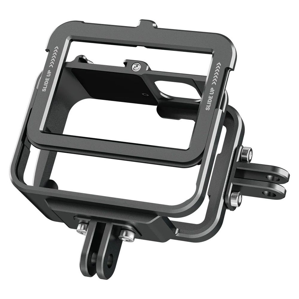 Telesin Gabbia metallica per GoPro 9/10/11/12, orizzontale+verticale