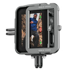 Telesin Gabbia metallica per GoPro 9/10/11/12, orizzontale+verticale