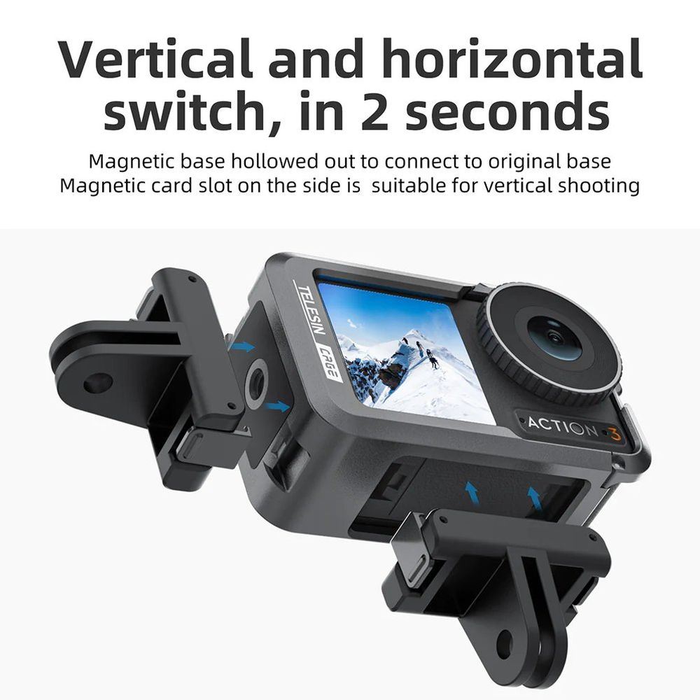 Gabbia metallica Telesin per DJI Osmo Action 3