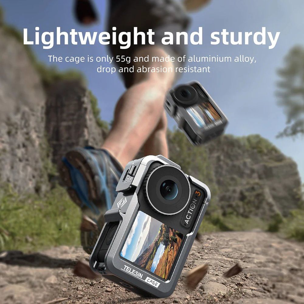 Gabbia metallica Telesin per DJI Osmo Action 3
