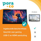 Pora&Co Monitor portatile 14,5 pollici