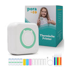 Mini stampante fotografica Pora&Co per smartphone, verde