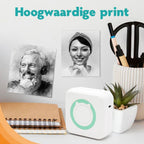 Mini stampante fotografica Pora&Co per smartphone, verde